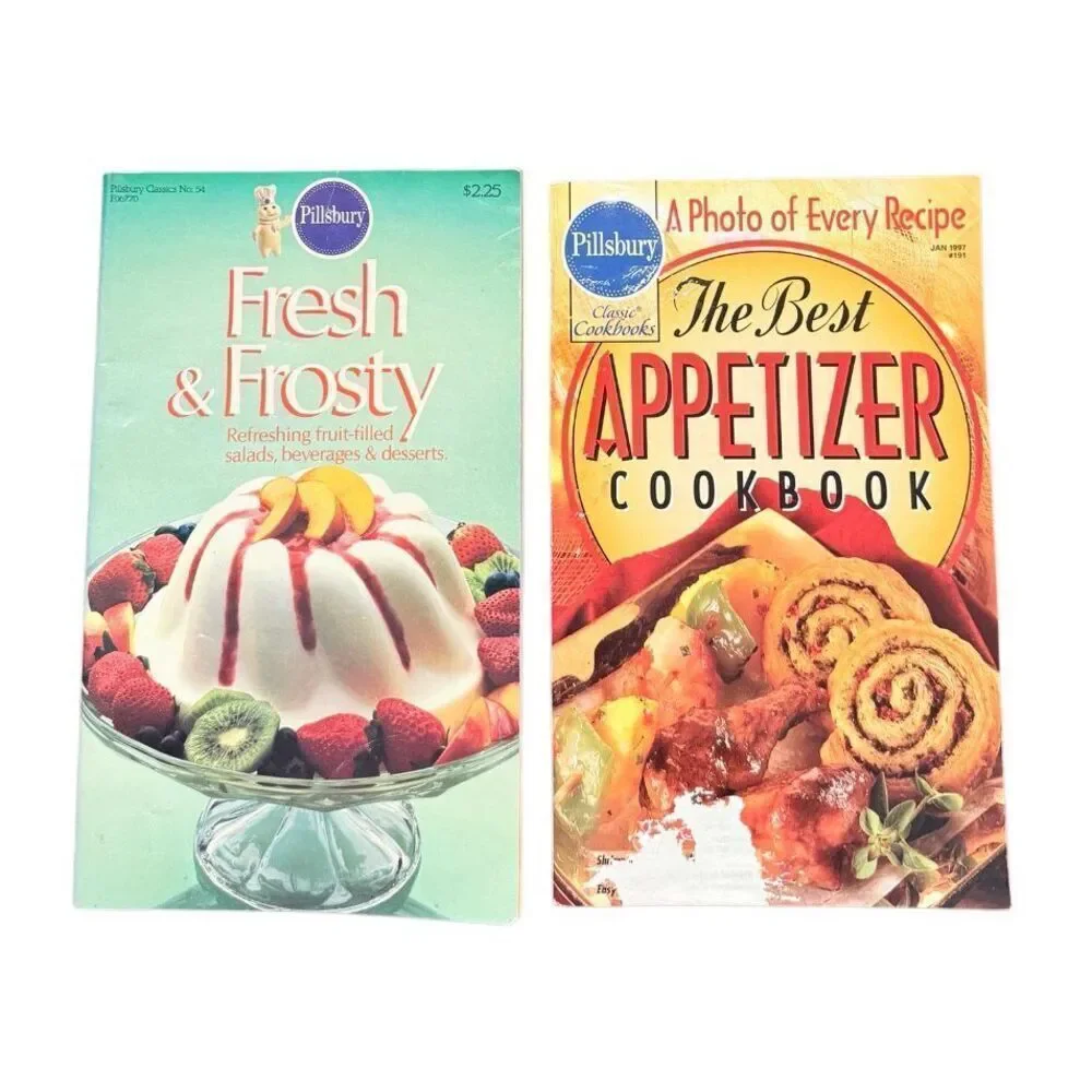 Pillsbury Vintage Cookbooks Set of 4